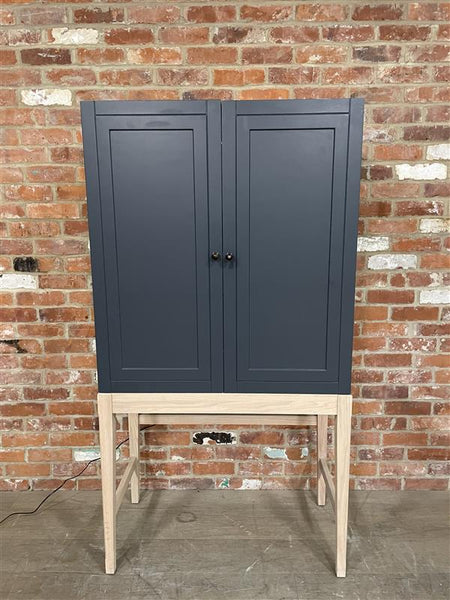 Ardingly Cabinet in Charcoal with Mirror & Lights