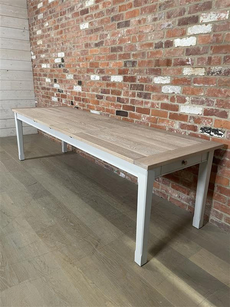 Moreton 6-10 Seater Extending Dining Table, Driftwood