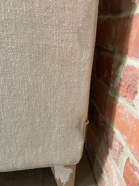 Shoreditch 2 Seater Sofa - Signature Linen Calico - Natural Legs