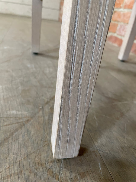 Shoreditch High Back Bar Stool - Archie Ash - Pale Oak