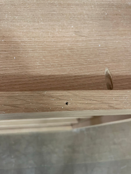 Bespoke Production - Henley Oak Open Rack Wall Cabinet