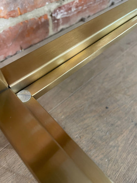 Keswick 120 Coffee Table - Brushed Brass