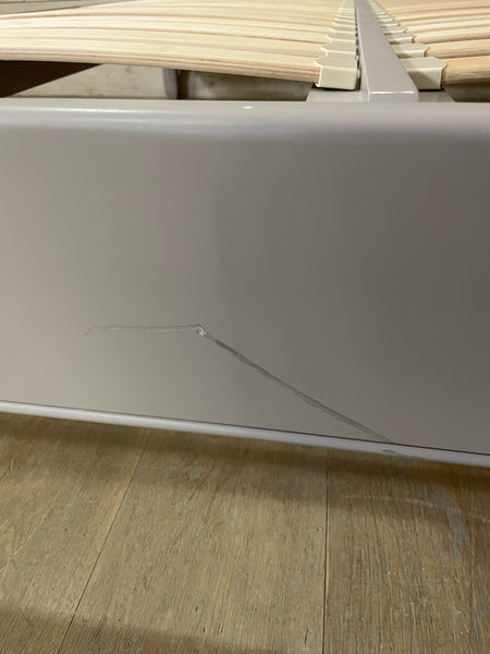 Chichester 150 Wooden King Bed - Grey Oak