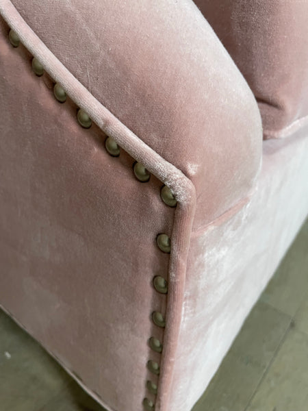 Eva Armchair - Isla Old Rose- Vintage Oak