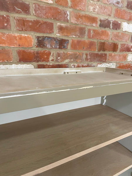 Henley 1120 Bi-fold countertop cabinet - Lead Light- No Doors