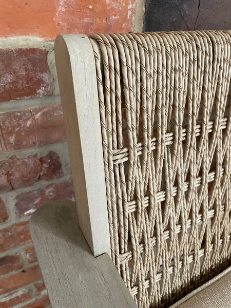 Kew Carver Chair with Cushion Natural Woven