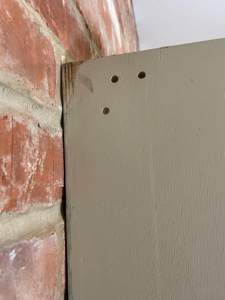 Pembroke Fitted Storage - 825mm- Exterior Driftwood/Lead Light & Interior Shell/Silver Birch- No Shelves