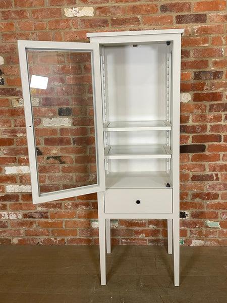 Portobello Cabinet - Left Hand - Driftwood Exterior & Silver Birch Interior