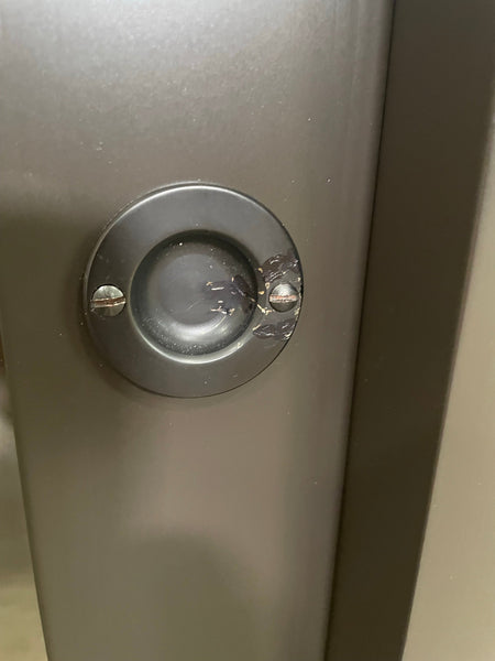 Chawton Single Glazed 2 Door Base Cabinet - Walnut