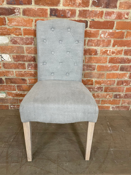 Sheldrake Dining Chair - Chloe Ash - Pale Oak Legs