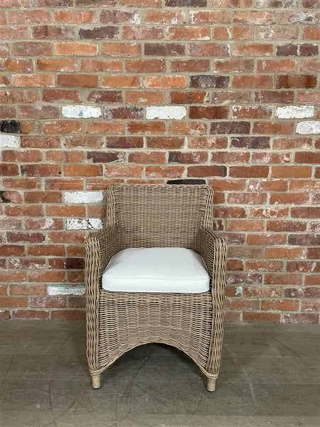 Stanway Carver Chair with Natural Cushion - Honey