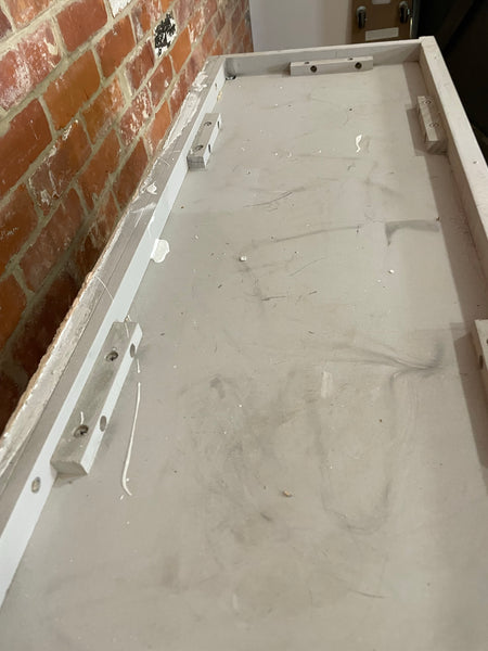 Suffolk 920 Tall 2 Door Glazed Wall Cabinet - Driftwood