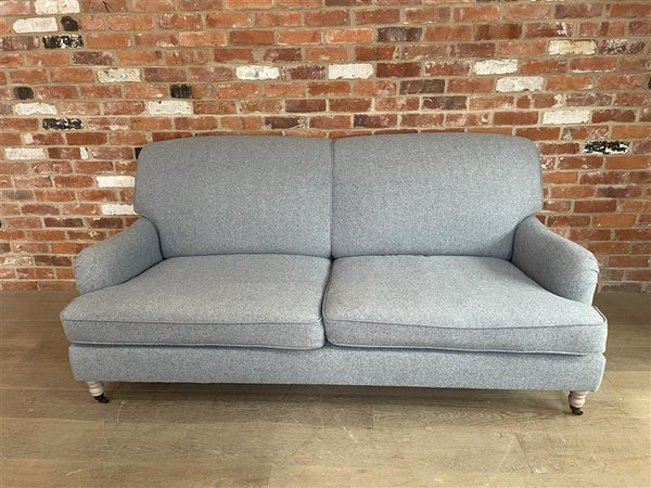 Olivia Sofa Large - Elliot Soft Teal - Pale Oak Legs