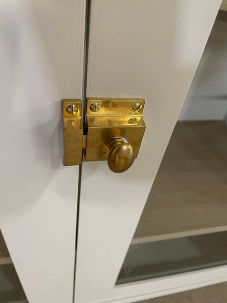 Suffolk 920 Tall 2 Door Glazed Wall Cabinet - Driftwood