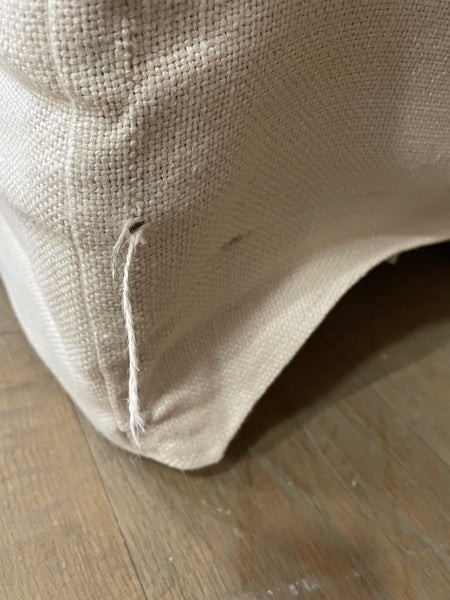 Long Island Right Arm Large Return - Heavyweight Linen Pale Oat Component