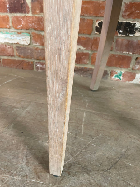 Calverston Dining Chair - Heavyweight Linen Pale Oat - Pale Oak