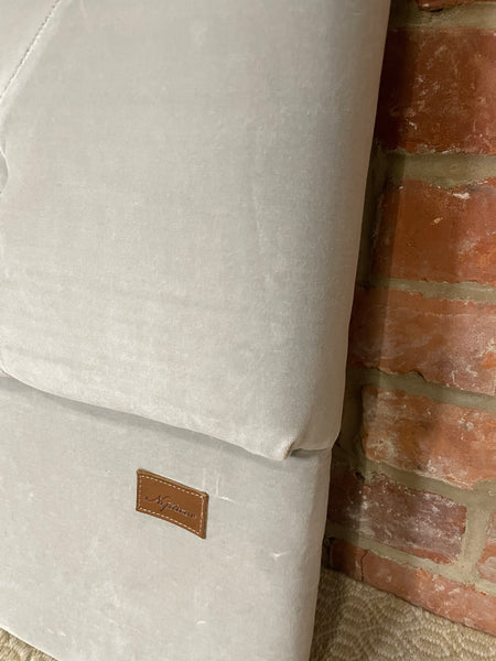 Charlotte Headboard Double - Isla Ermine