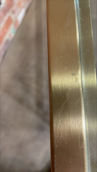 Keswick 100 Rectangular Console Table - Brushed Brass