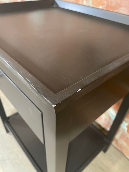 Aldwych 52 Rectangular Tall Side Table - Walnut