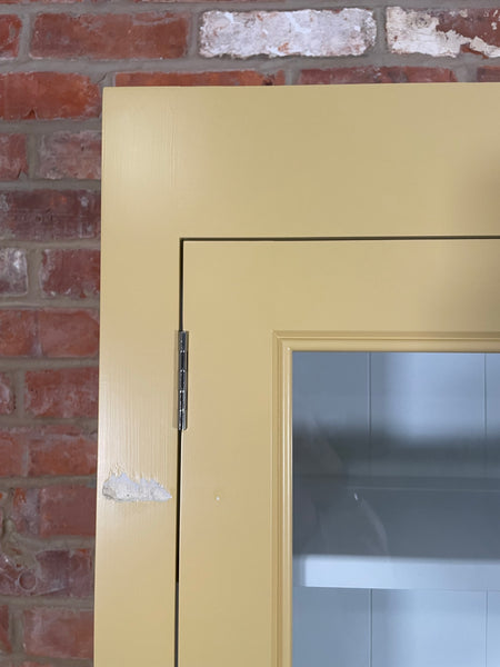 Chichester 5ft Glazed Rack Grand Dresser - Saffron- No Cornice