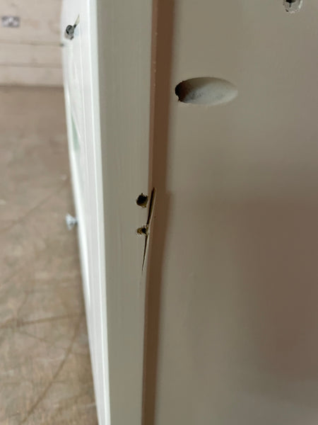 Bespoke Production - Chichester Glazed Top Box Wall Cabinet- Orkney White