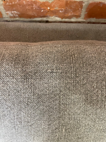 Eliza 2 Seater Sofa - Signature Linen Moss - Natural Oak Legs