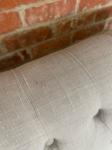 Lottie 4 Seater Sofa - Harry Cloud - Pale Oak Legs