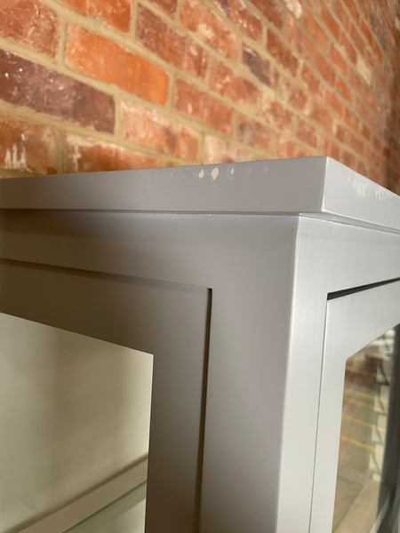 Portobello Cabinet - Right Hand - Moss External & Silver Birch Internal