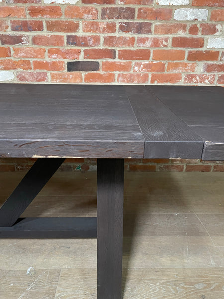 Arundel 4-10 Seater Dining Table, Ebony Oak