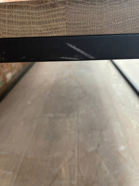 Carter 1600 Rectangular Coffee Table - Metal & Oak