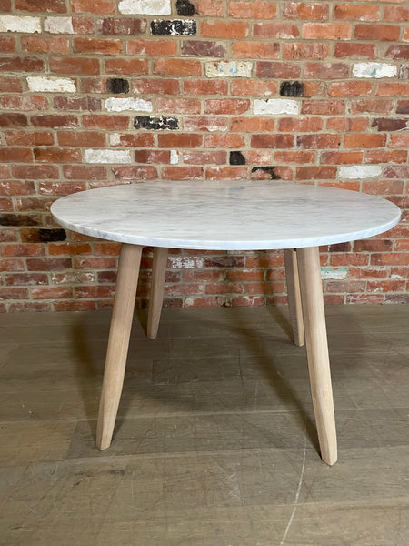Wycombe Round Dining Table 1100 -  Marble