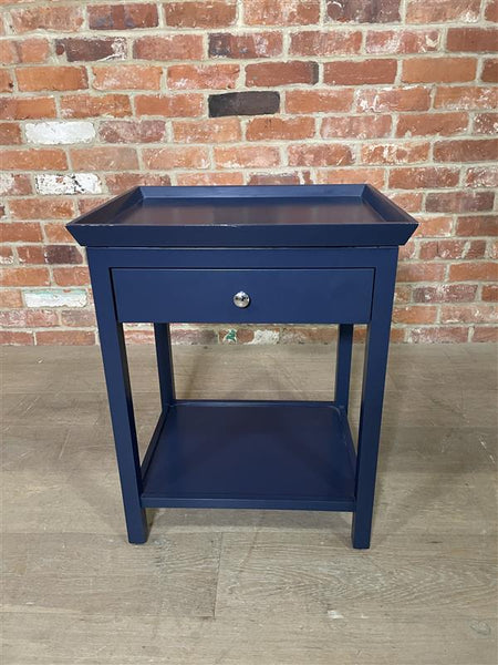 Aldwych 52 Rectangular Tall Side Table - Navy