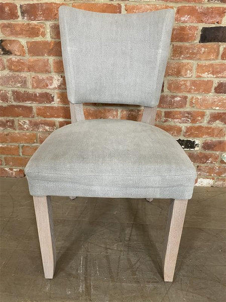 Mowbray Dining Chair - Chloe Ash - Natural Oak Legs
