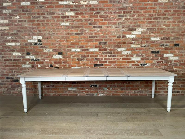 Suffolk 6-10 Seater Extending Dining Table- Silver Birch