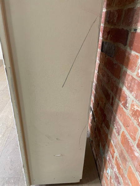 Pembroke Fitted Storage - 525mm- Exterior Driftwood/Lead Light & Interior Shell/Silver Birch- No Shelves