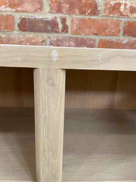 Farlow Glazed 2 Door Base Cabinet - Silver Birch