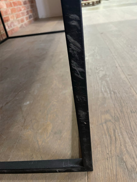 Carter 1600 Rectangular Coffee Table - Metal & Oak