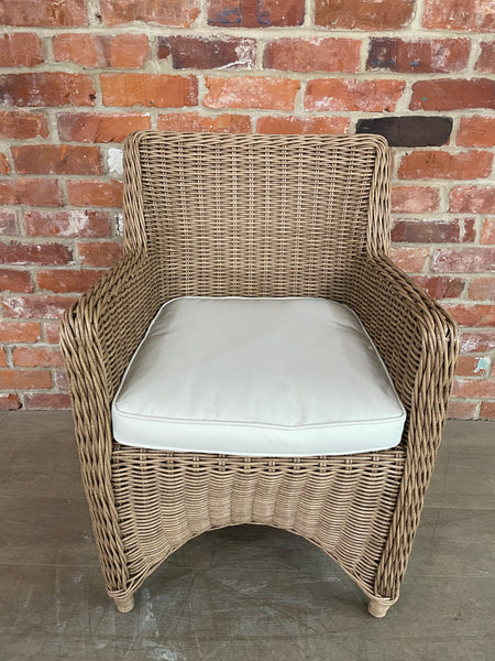 Stanway Carver Chair with Natural Cushion - Honey