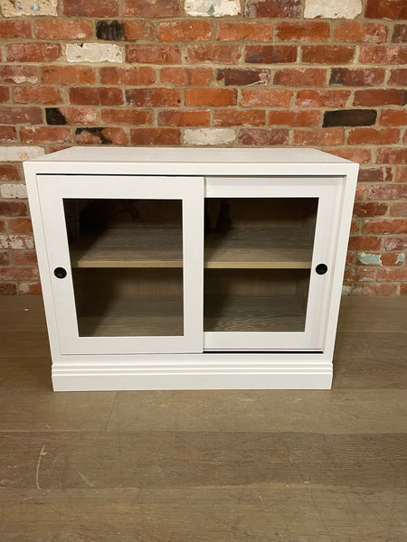 Chawton Single Glazed 2 Door Base Cabinet - Snow