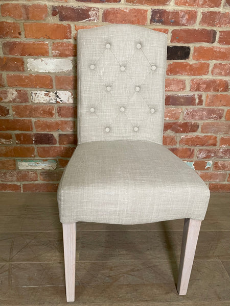 Sheldrake Dining Chair - Harry Sand - Pale Oak Legs