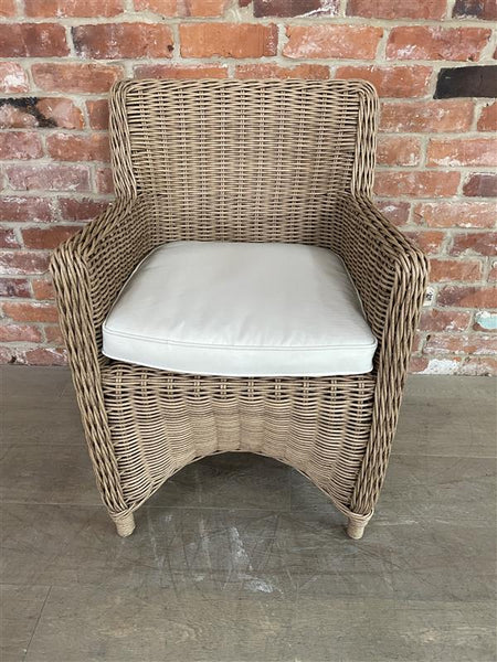 Stanway Carver Chair with Natural Cushion - Honey