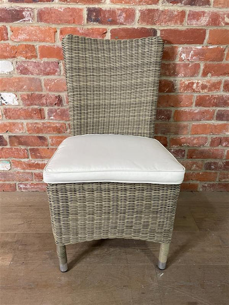 Cayton Dining Chair with Natural Cushion - Hazel 3mm