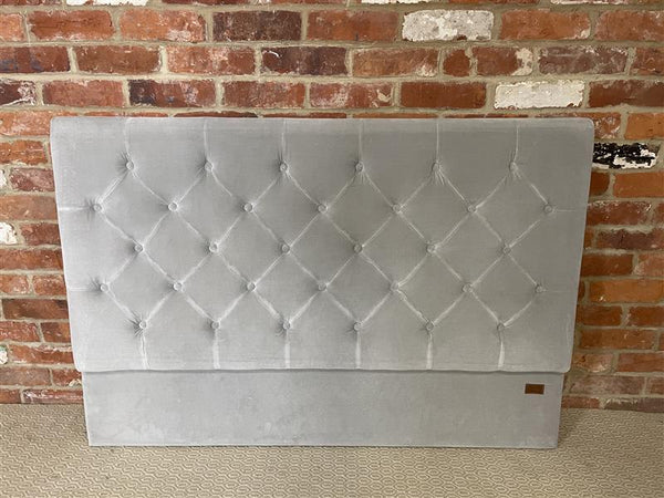 Charlotte Headboard Double - Isla Ermine