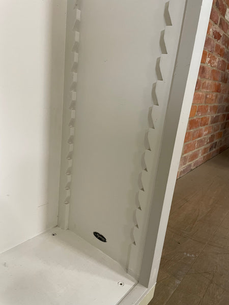 Pembroke Fitted Storage - 525mm- Exterior Driftwood/Lead Light & Interior Shell/Silver Birch- No Shelves