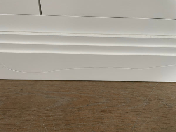 Chawton Single Sideboard With Drawers - Snow
