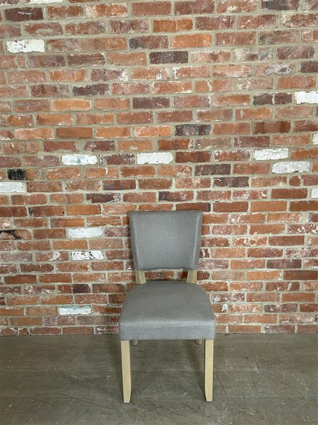Mowbray Dining Chair - Heavyweight Linen Spelt - Vintage Oak