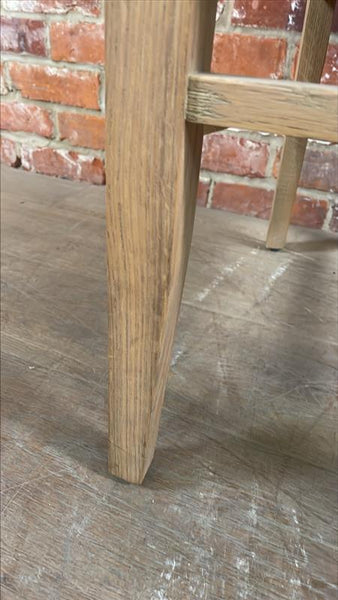 Miller Dining Chair - Heavyweight Linen Spelt - Vintage Oak