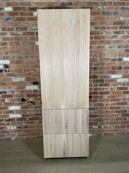 Kitchen SAMPLE - 690 Full Height Larder Cab - Left - chalked oak