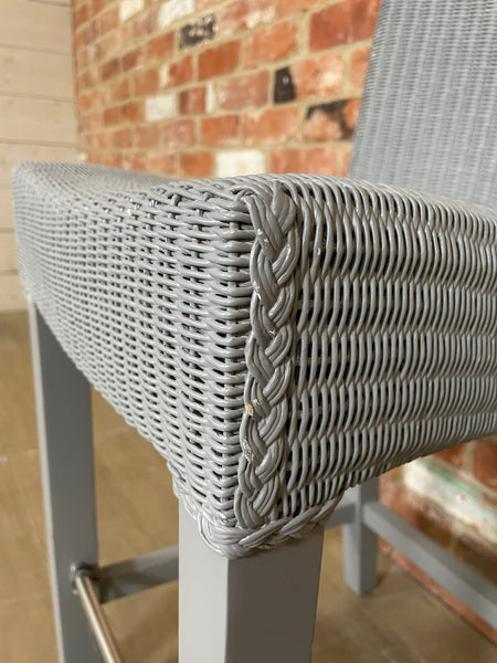 Montague High Back Bar Stool - Fog