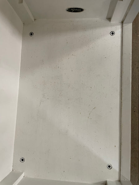 Pembroke Fitted Storage - 525mm- Exterior Driftwood/Lead Light & Interior Shell/Silver Birch- No Shelves